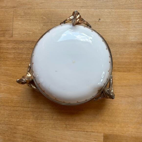 Vintage TAJ importing Co San Francisco Japan Candy Jewelry Dish Angel Stand - Picture 8 of 11